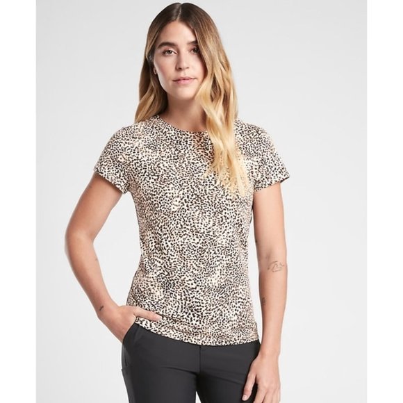 ATHLETA Organic Printed Tee Sz 3X NEW - Picture 2 of 3